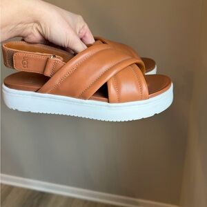 UGG women’s Zayne sling back Cross Strap Sandals